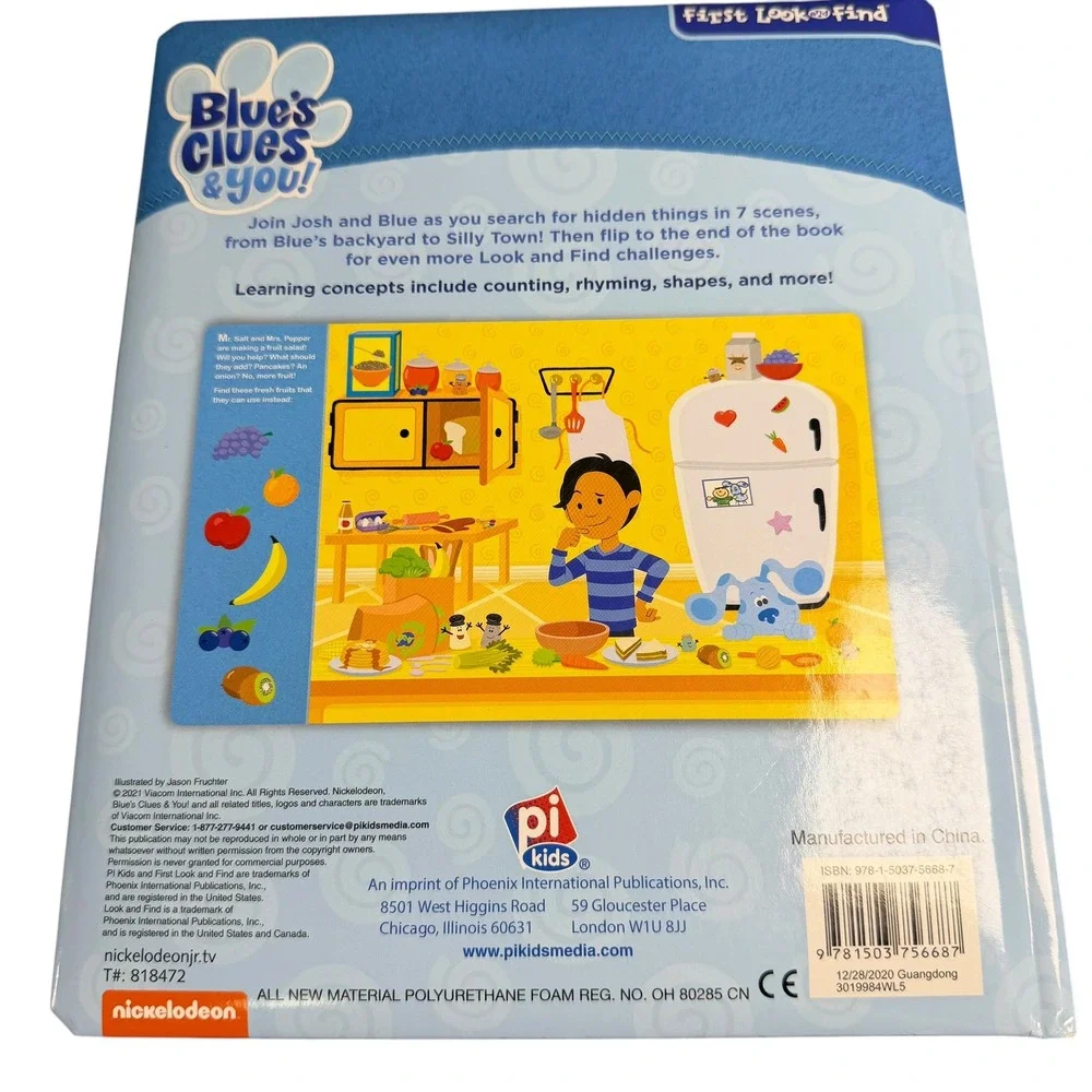Blues Clues and You Book Lot of 3 Lift the Flap Look and Find Count with‎ Blue